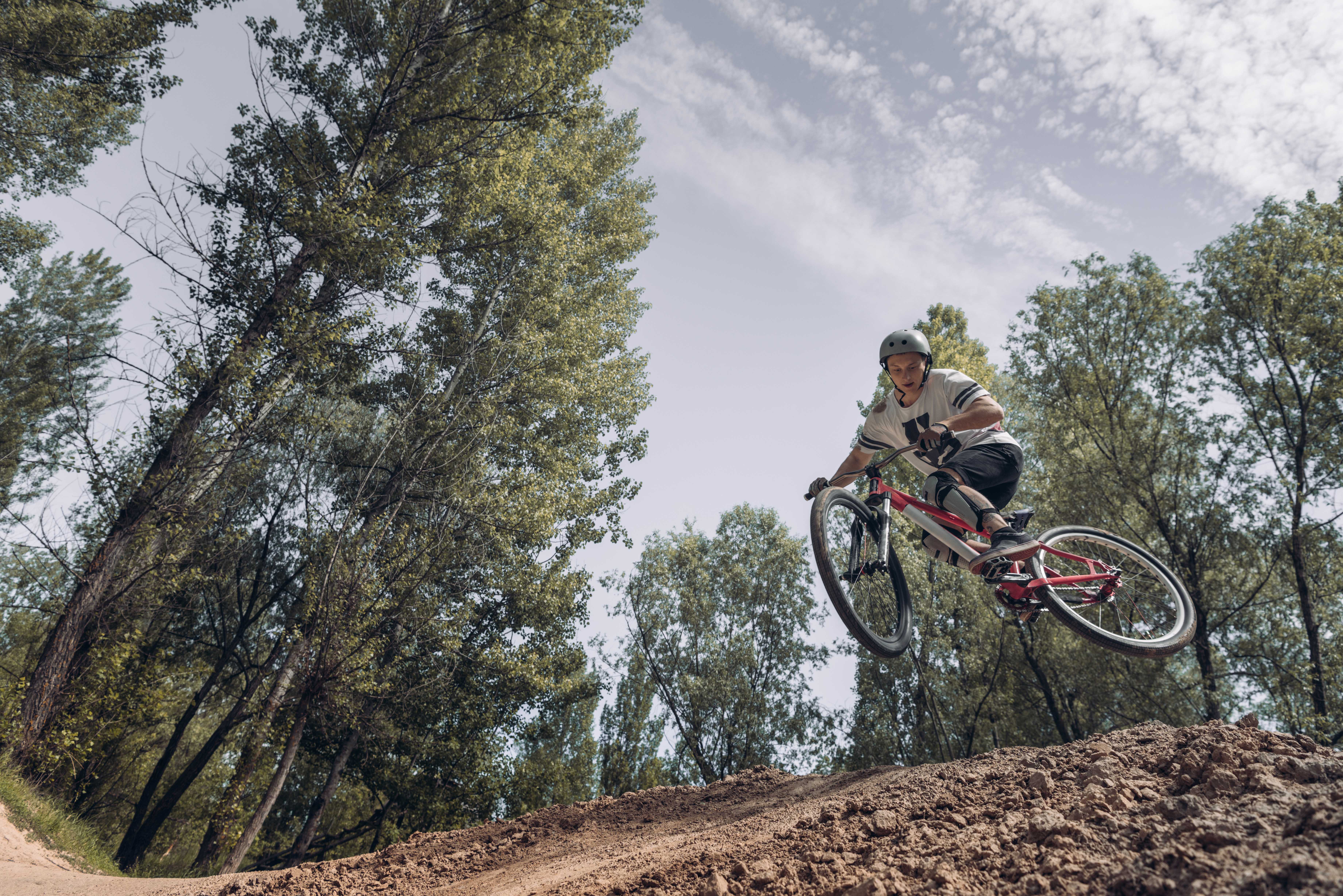 Ciclista na Natureza